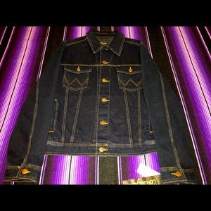 Rare Wrangler NWT Men’s Dark Wash Denim Trucker Jacket